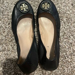Black Tory Burch Flats